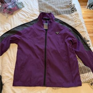 Prada Men's Purple and Black pants (tracksuit)